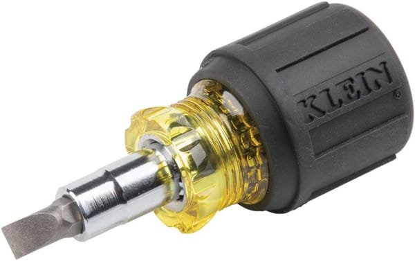 Klein Tools 32561 Multi-Bit Screwdriver/Nut Driver, 6-in-1